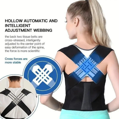 PosturePro Adjustable Back & Shoulder Posture Corrector Belt