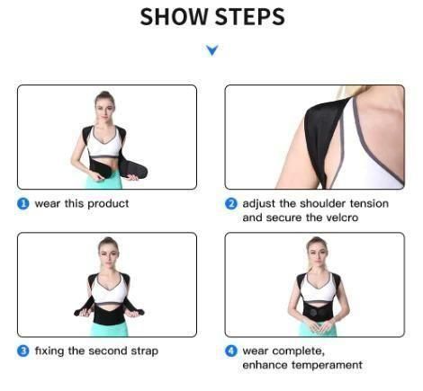 PosturePro Adjustable Back & Shoulder Posture Corrector Belt