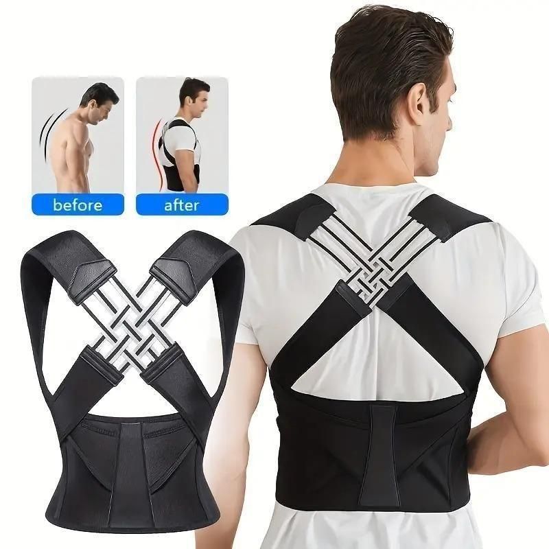 PosturePro Adjustable Back & Shoulder Posture Corrector Belt