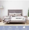 L’Baiet gel memory foam mattress on a modern bed, featuring cooling gel, airflow, pressure relief, and medium-firm support.
